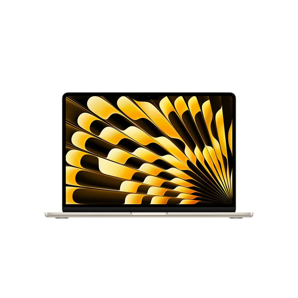 MacBook Air 13" chip M4, 16GB RAM, 256GB SSD, ultradelgada, teclado inglés, starlight