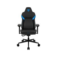 Silla Gamer ThunderX3 Core Smart Racer, diseño tipo auto de carreras, soporte lumbar automático, ajuste ergonómico, azul