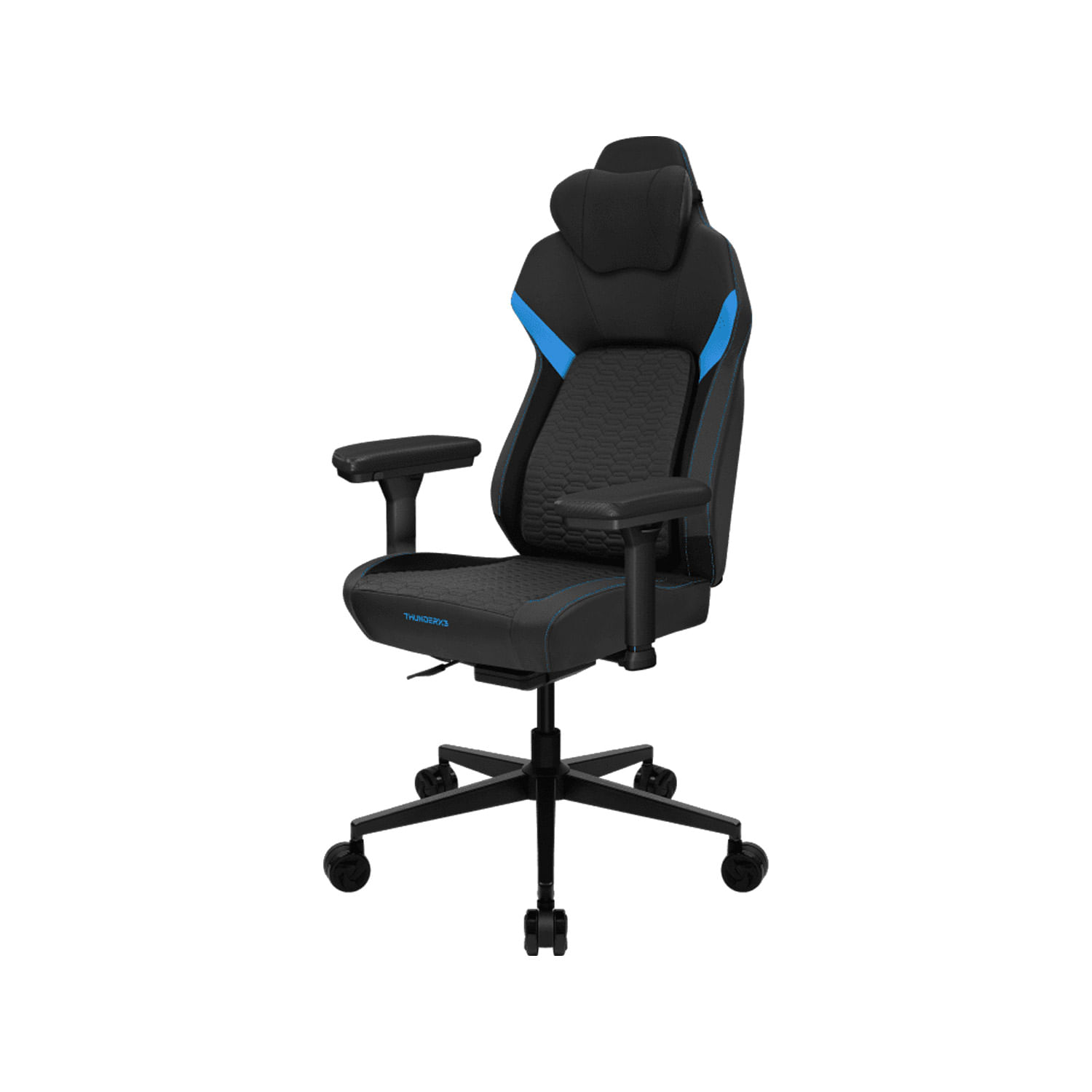 Imagen 2 del producto Silla Gamer ThunderX3 Core Smart Racer, diseño tipo auto de carreras, soporte lumbar automático, ajuste ergonómico, azul