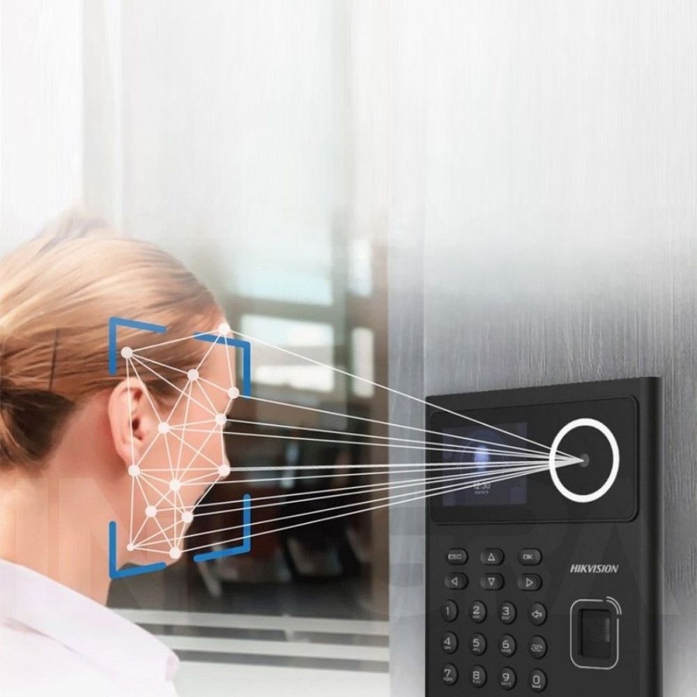 Imagen 2 del producto Control de acceso frontal de la serie Value, negro - DS-K1T320EFWX-B