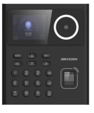 Control de acceso frontal de la serie Value, negro - DS-K1T320EFWX-B