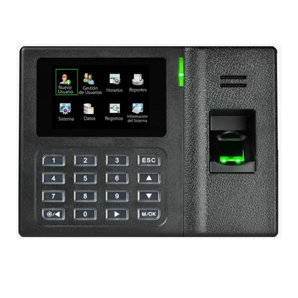 Control de asistencia con pantalla 2.8", negro - ZK-LX14