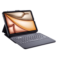 Teclado con funda ZAGG Pro Keys 2 para iPad Air 13” (M2, M3), retroilum, desmontable, negro