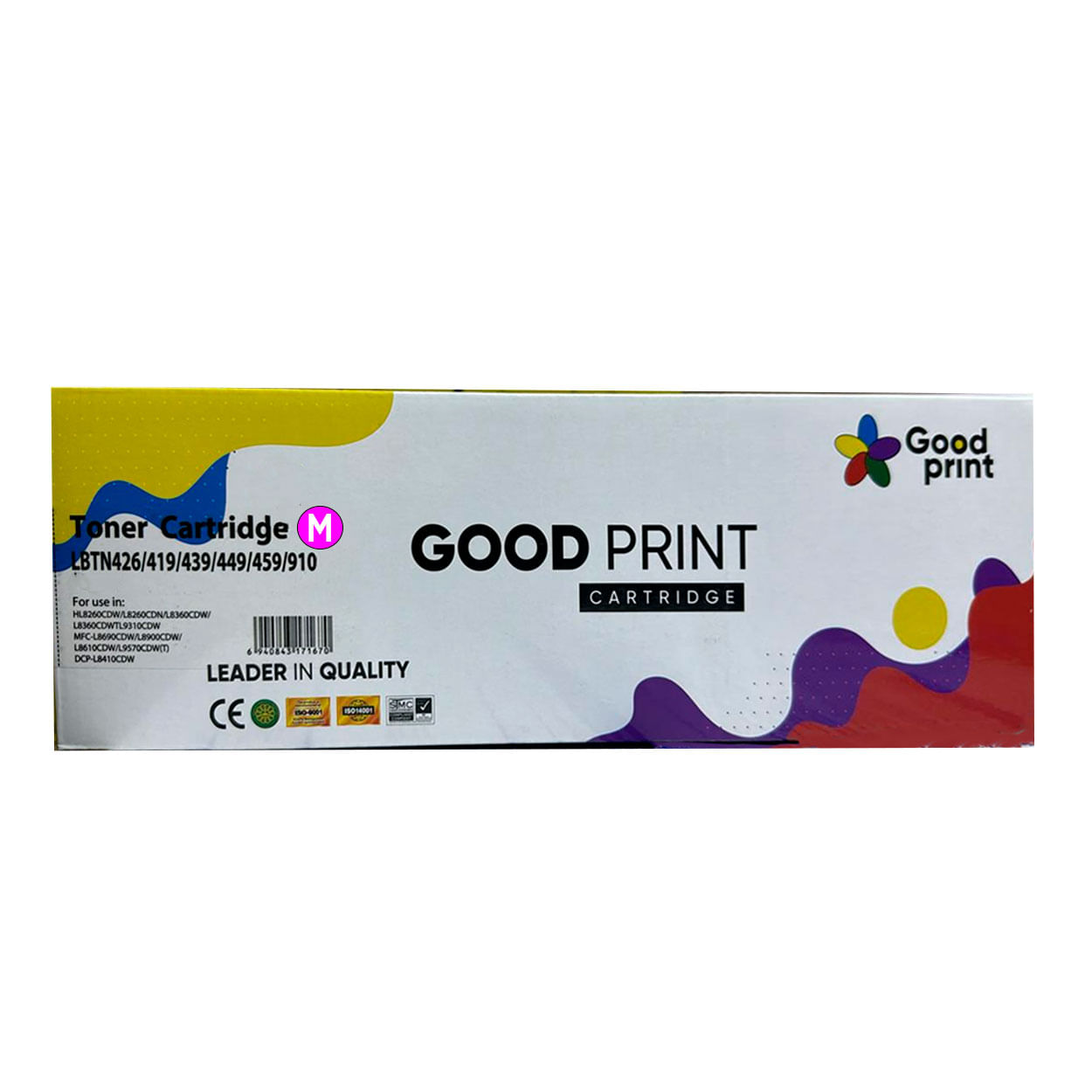 Tóner compatible con Brother TN-419M L8610, L9570, magenta