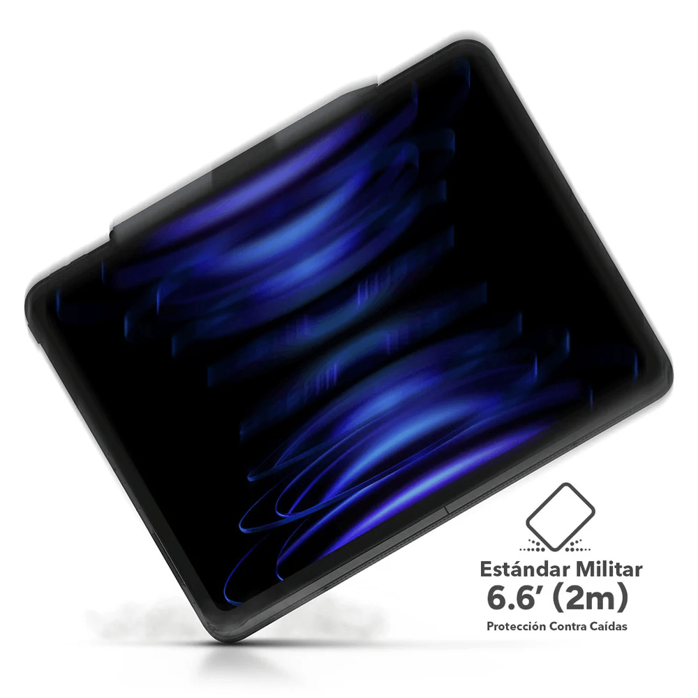Imagen 2 del producto Teclado con funda ZAGG Pro Keys 2 para iPad Air 11” (M2/M3) y iPad Pro 11”, teclado desmontable, retroiluminado, negro