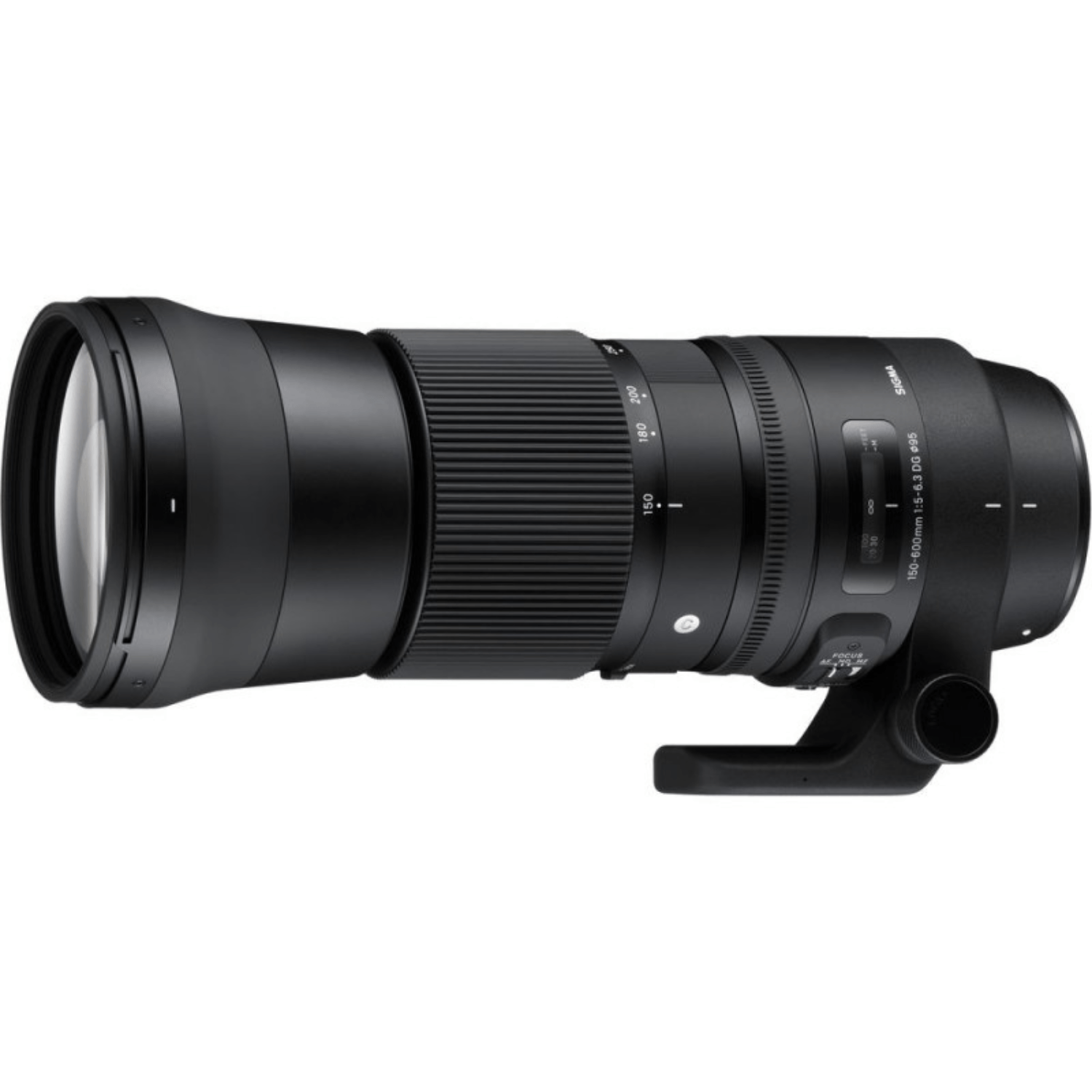 Lente Sigma 150-600mm f/5-6.3 DG OS HSM contemporary para Canon, negro