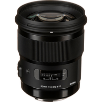Lente Sigma 50mm f/1.4 DG HSM Art para Canon EF, negro