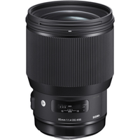 Lente Sigma 85mm f/1.4 DG HSM Art, para Canon EF, ideal para retratos de alta definición, con bokeh profesional