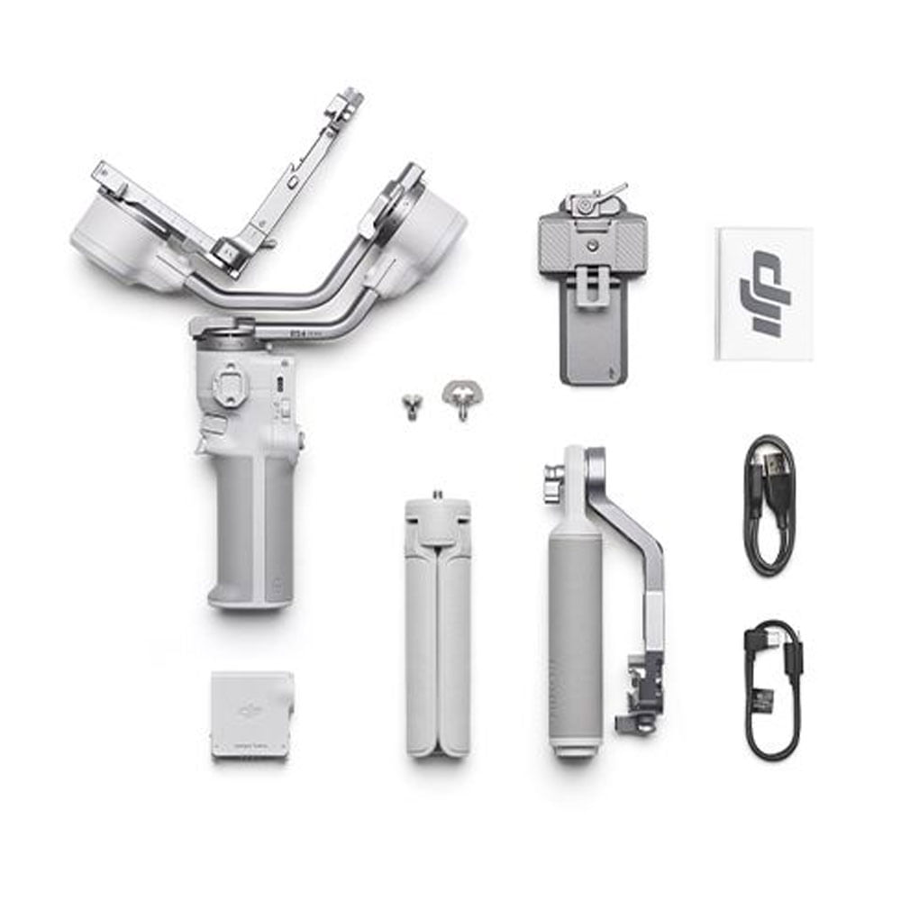 Imagen 2 del producto Estabilizador DJI RS 4 Mini Combo para iPhone, Android, seguimiento inteligente, estabilizador profesional de 3 ejes con accesorios incluidos, gris