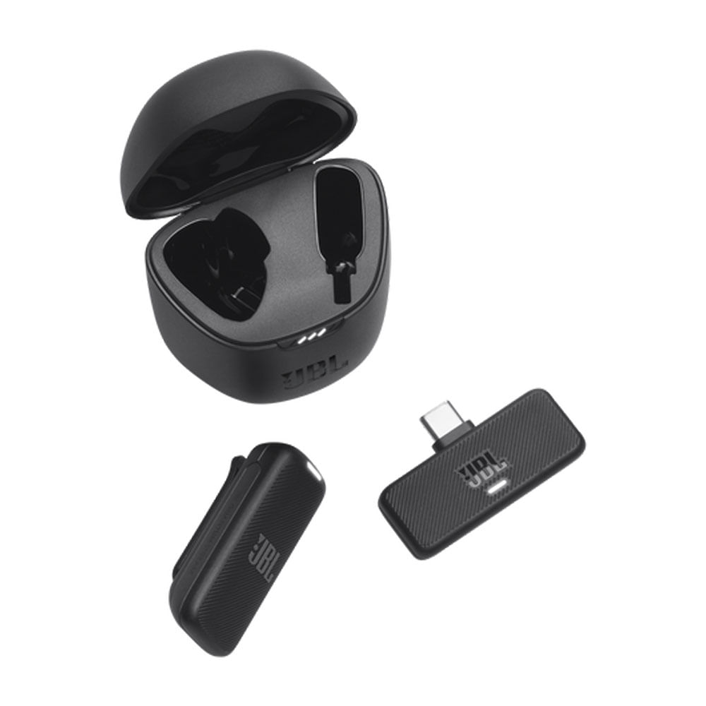 Imagen 2 del producto Micrófono inalámbrico Lavalier JBL Quantum Stream, hasta 24 h de batería, cobertura 100 m, USB-C, negro