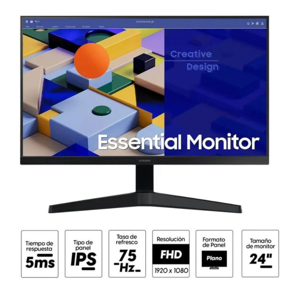 Imagen 2 del producto PC gamer Intel Core i7-8TH + 16GB RAM + 1TB  Disco + SSD 480GB + VIDEO  GT 750 4GB + FreeDos + Monitor Samsung 24""