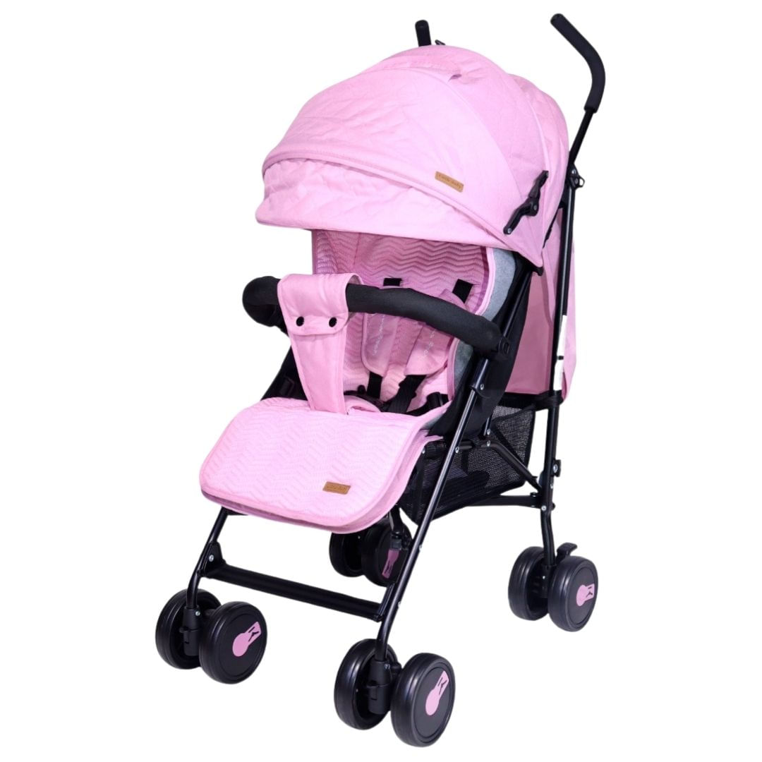 Coche Bastón de Lujo Newburn, llantas EVA, capota expandible, asiento reclinado, arnés de seguridad