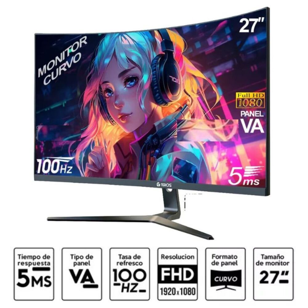 Imagen 2 del producto PC gamer AMD Ryzen 7-5700G + 16GB RAM + Disco 1TB + SSD 500GB + Monitor 27"" + FreeDos + Case 500W
