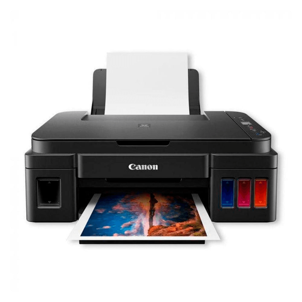 Impresora multifuncional Canon Pixma G3110, inyección de tinta, inalámbrica, Wi-Fi, con tanques recargables