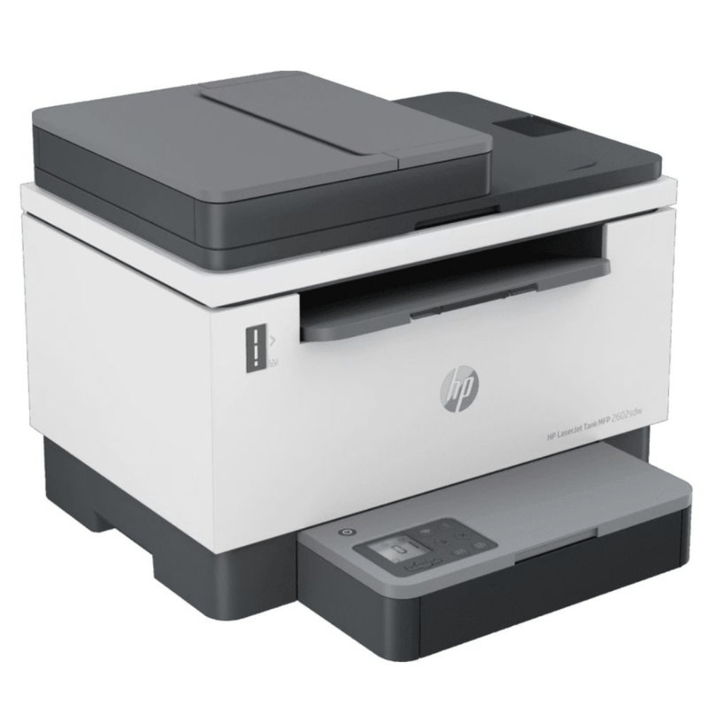Imagen 2 del producto Impresora multifuncional HP Laserjet Tank MFP 2602SDW, dúplex Wi-Fi, escáner, inalámbrica, gris