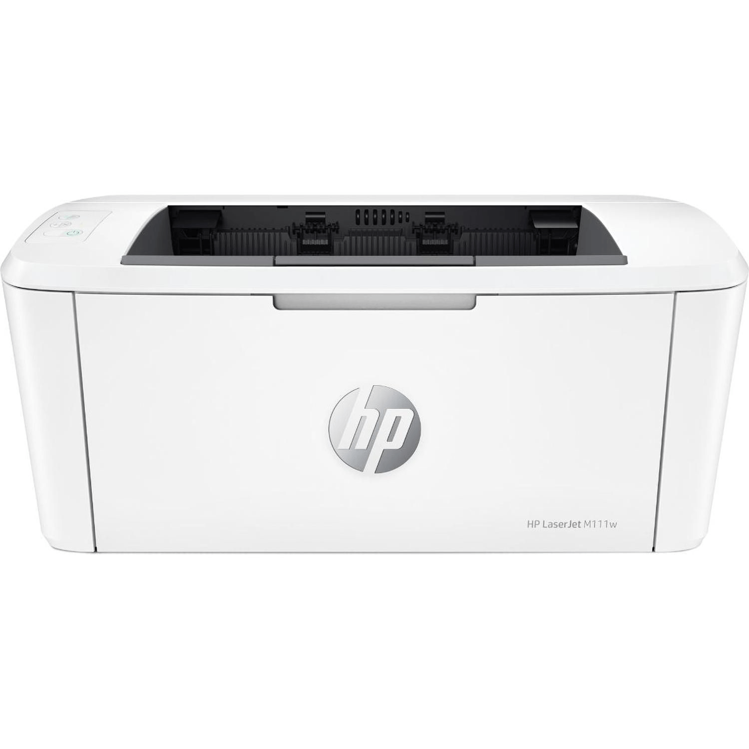 Impresora LaserJet M111W HP, monocromática, Wi-Fi, USB, inalámbrica, blanco
