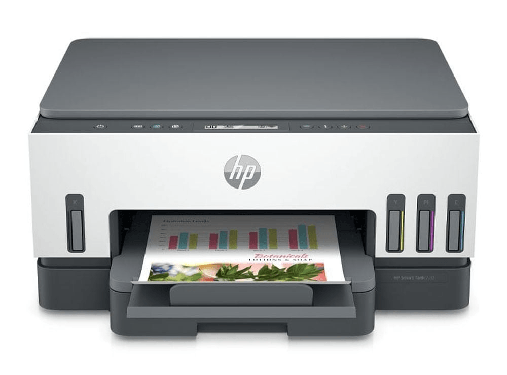 Imagen 2 del producto Impresora multifuncional HP Smart Tank 720, inyección de tinta, inalámbrica, Wi-Fi, con tanques recargables