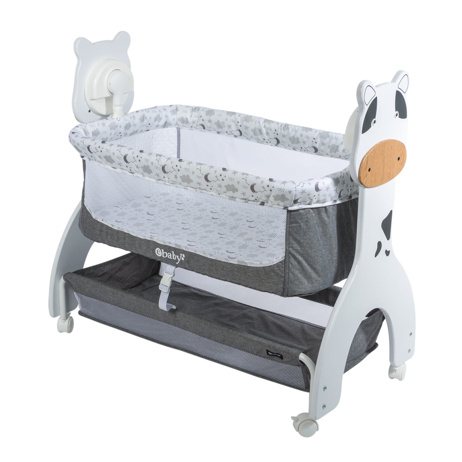 Imagen 2 del producto Cuna para bebé Ebaby Dulces sueños Aura, eléctrica a control, gris