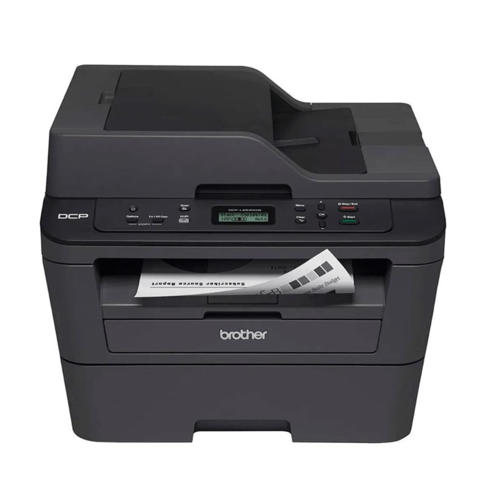 Impresora láser Brother DCP-L2540DW multifuncional, Wi-Fi, dúplex, inalámbrico, escáner, negro
