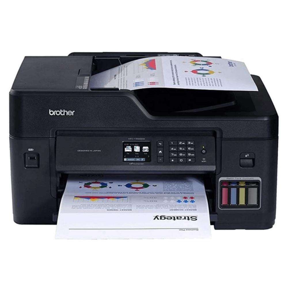 Imagen 1 del producto Impresora multifuncional Brother MFC-T4500DW, inyección de tinta, inalámbrica, Wi-Fi, con tanques recargables
