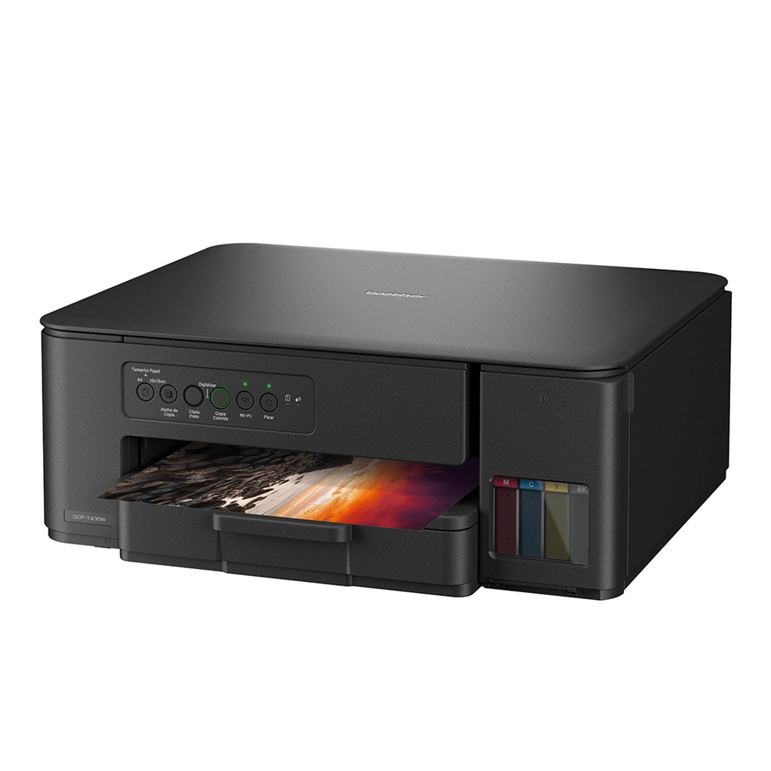 Imagen 2 del producto Impresora multifuncional Brother DCP-T430W, inyección de tinta, inalámbrica, Wi-Fi, con tanques recargables