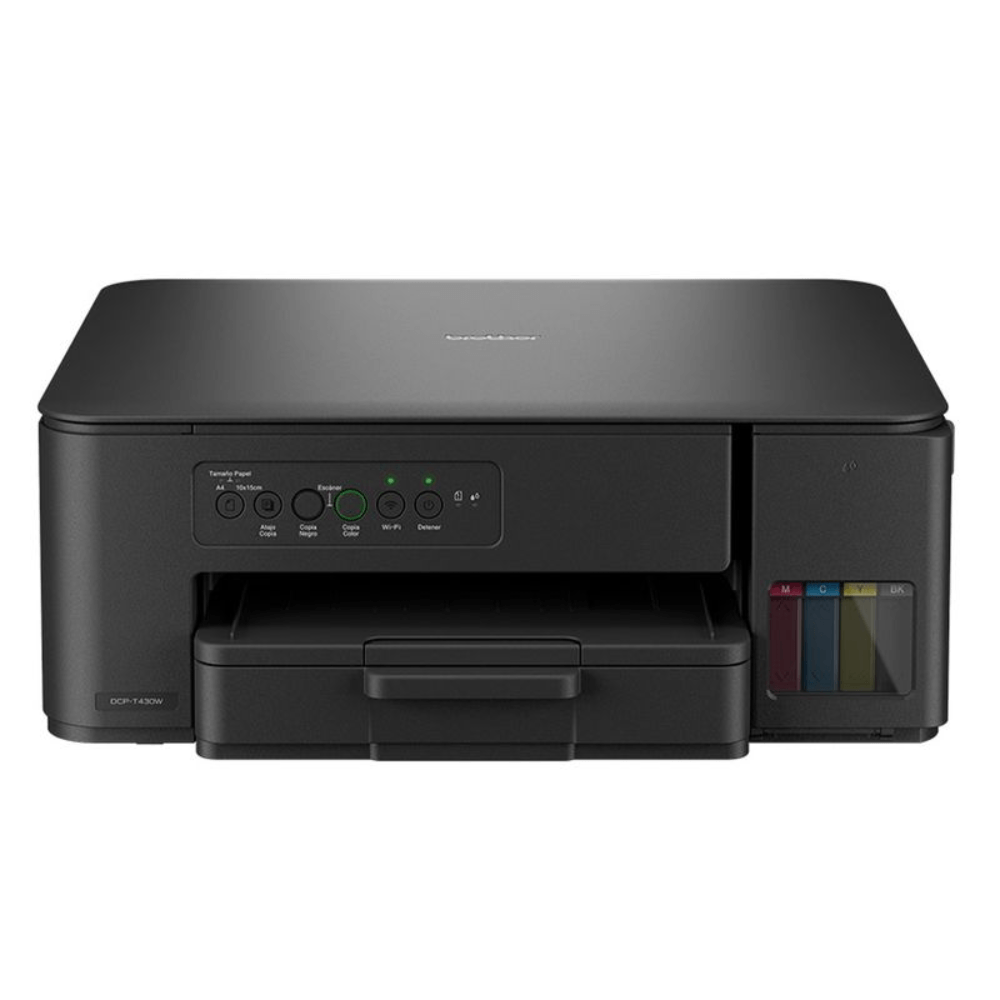 Impresora Brother DCP-T230 INKBENEFIT TANK multifuncional, alámbrica, USB, escáner, negro