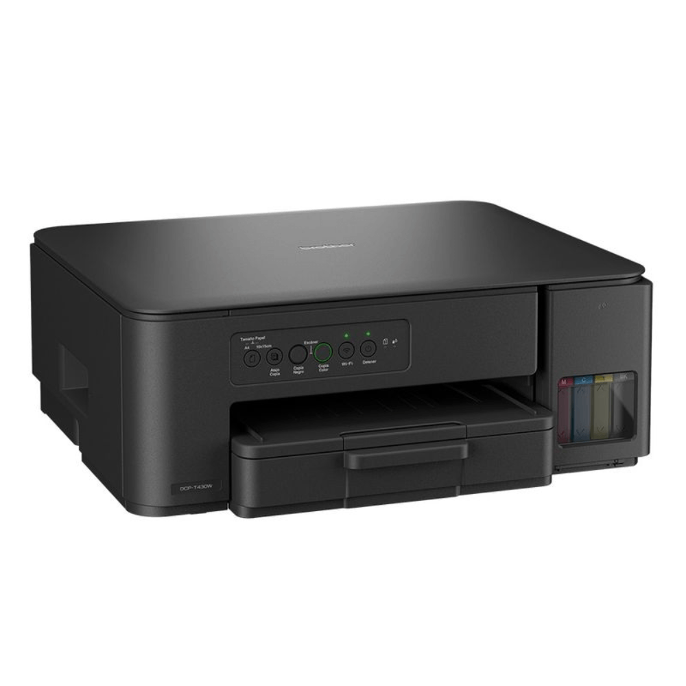 Imagen 2 del producto Impresora Brother DCP-T230 INKBENEFIT TANK multifuncional, alámbrica, USB, escáner, negro