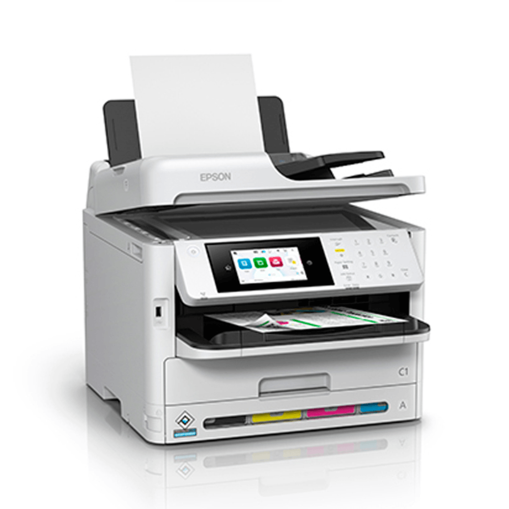 Imagen 2 del producto Impresora Epson WorkForce Pro WF-C5810 multifuncional, Wi-Fi, inalámbrica, inyección de tinta, recargables, gris