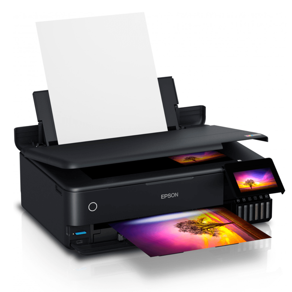Imagen 2 del producto Impresora multifuncional fotográfica Epson EcoTank L8180 A3+ inalámbrica, Wi-Fi, inyección, con tanques de tintas, negro
