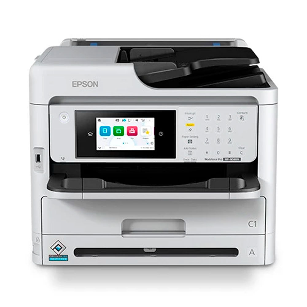Imagen 2 del producto Impresora Epson WorkForce Pro WF-M5899, multifuncional, monocromática, blanco