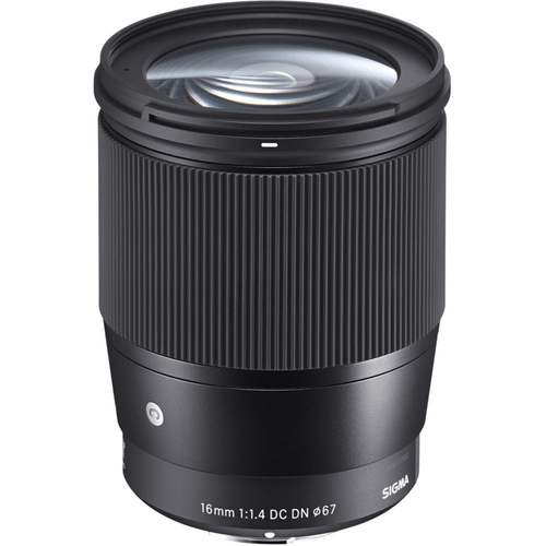 Lente Sigma 16mm f/1.4 DC DN contemporary para Sony E, negro