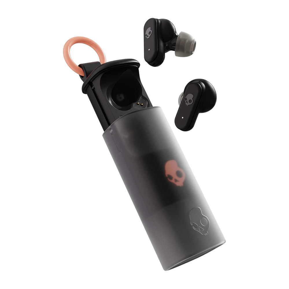Audífonos Bluetooth True Wireless In Ear SkullcandyDime Evo, 36H de batería, resistentes al agua IPX4, emparejamiento multipunto, negro