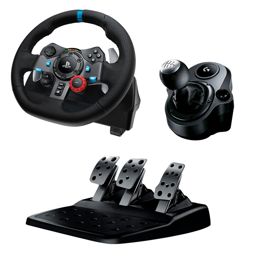 Timón con pedal Logitech G29 Driving Force + Palanca