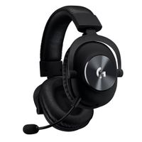 Audífono gamer Logitech G Pro X Wireless Lightspeed Blue Voice, negro