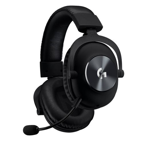Audífono gamer Logitech G Pro X Wireless Lightspeed Blue Voice, negro