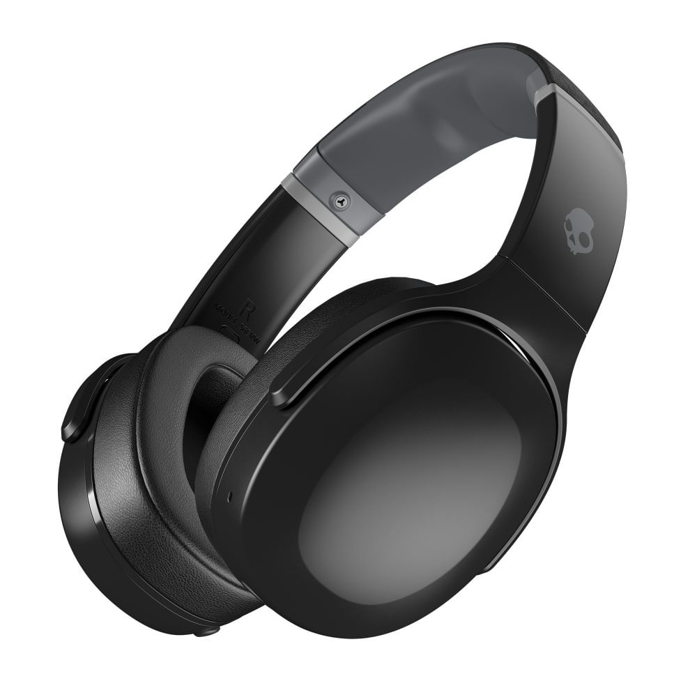 Audífonos bluetooth on ear Skullcandy Crusher Evo micrófono incorporado, máx. 40 horas, control de música y llamadas, negro