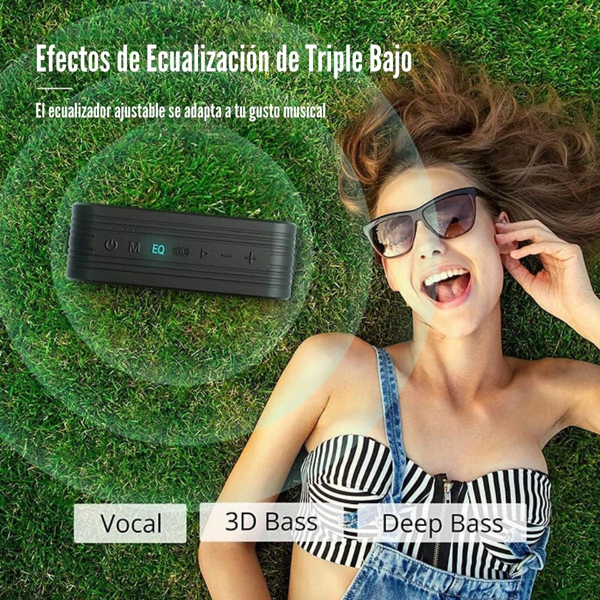 Imagen 2 del producto Parlante Tronsmart Force Max 80W, bluetooth, IPX6 a prueba de agua, negro