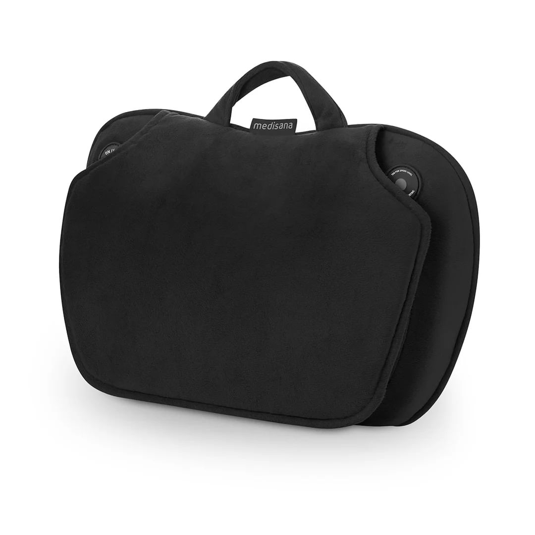 Masajeador cuello NM 868 MC-850, función calor mejorado, masaje vibración 2 niveles, portátil, pilas y enchufe