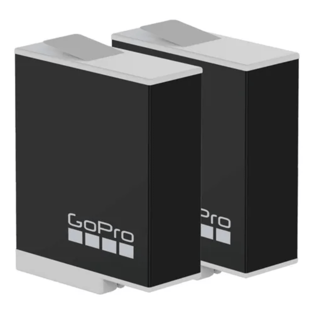 Pack de 2 baterías Enduro GoPro Hero 9/10/11/12, negro
