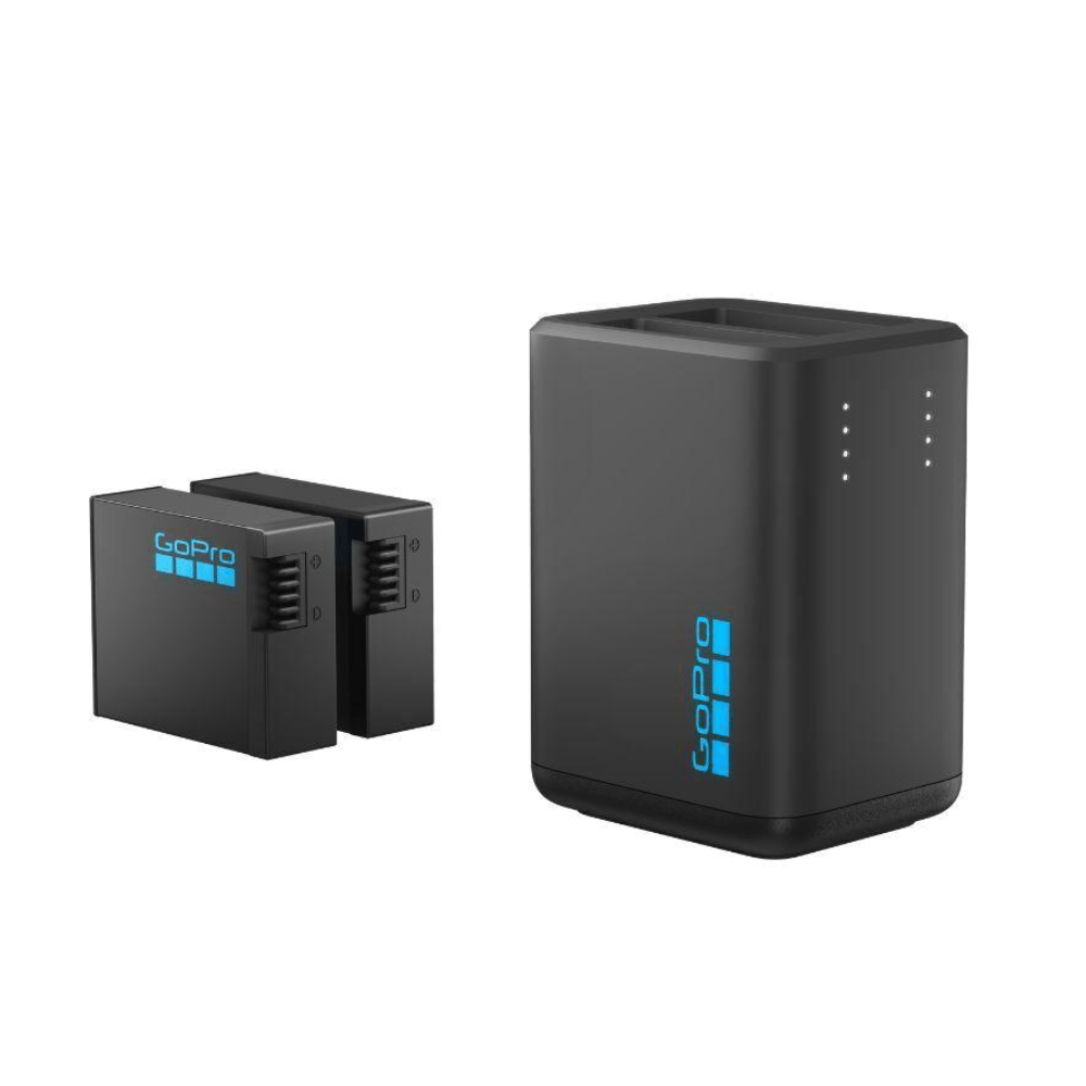 Cargador + 2 baterías Enduro GoPro Hero 13, negro