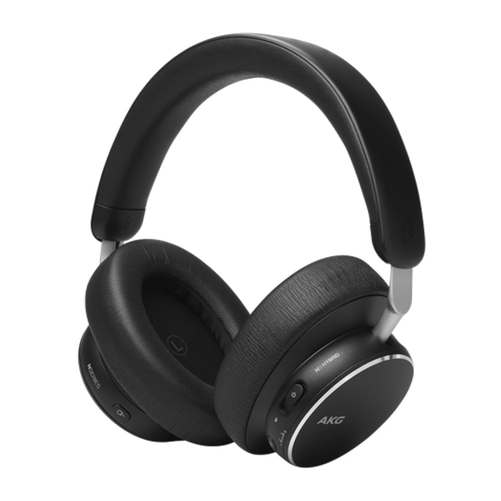 Audífonos bluetooth On Ear AKG N9 Hybrid ANC, sonido Hi-Res, hasta 100 horas, Smart Talk, control por app, carga rápida, negro