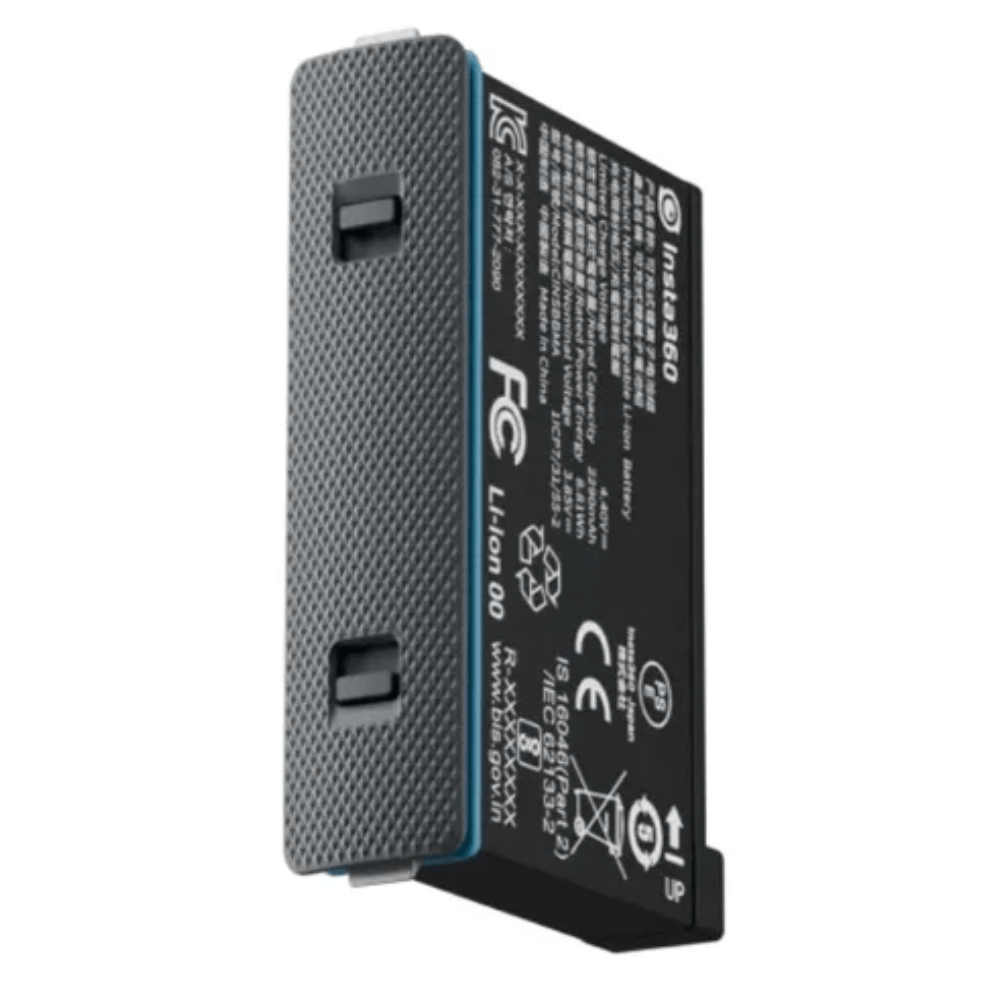 Batería recargable INSTA 360 X4, 2290 mAh, iones de litio, negro