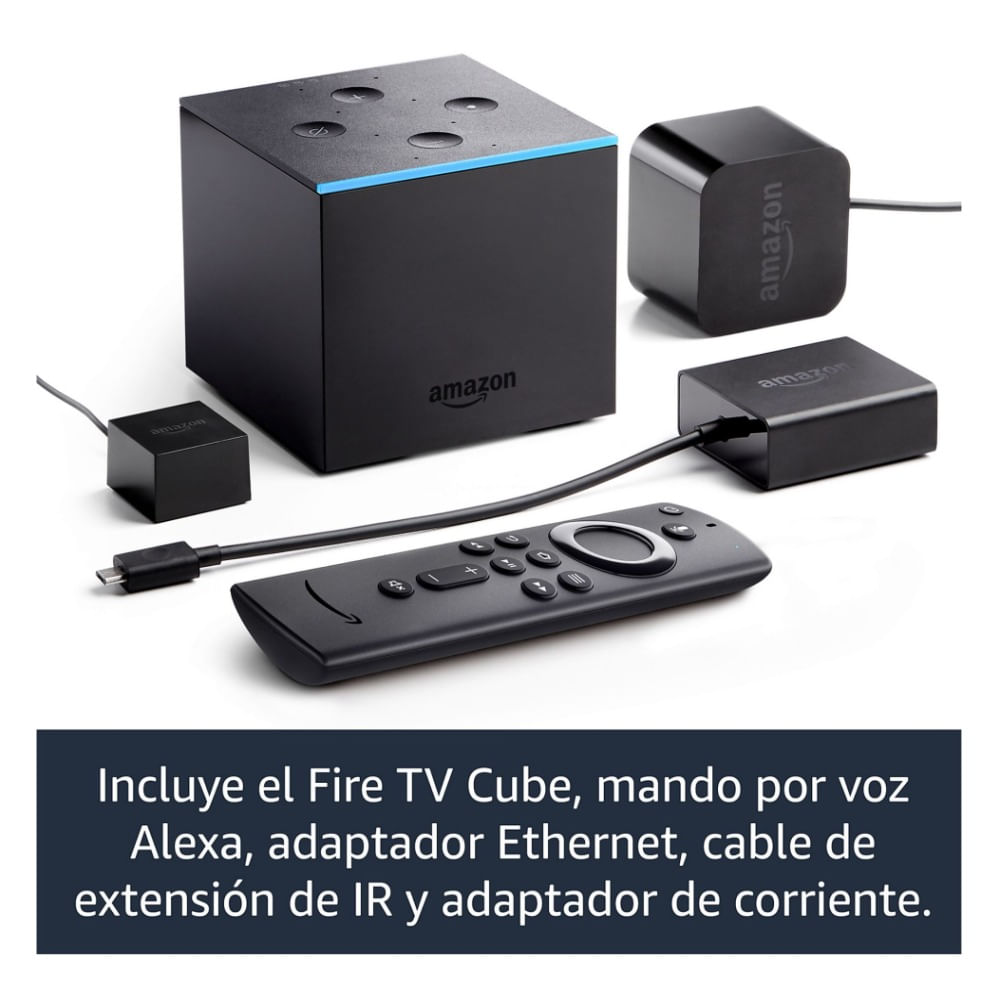 Imagen 2 del producto Fire TV Cube 4K, Amazon, dispositivo de transmisión, con Alexa, negro