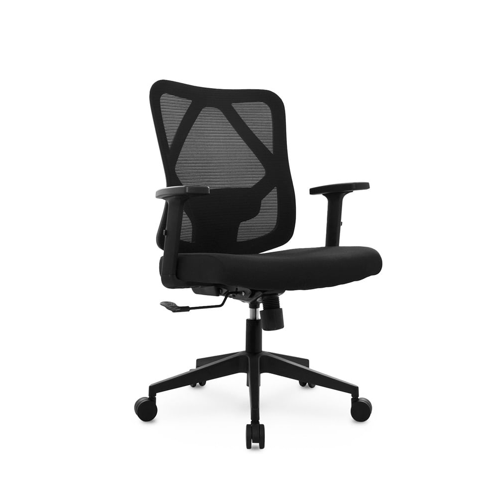 Silla de oficina Ofideas ergonómica Enko gerente, syncro, negro