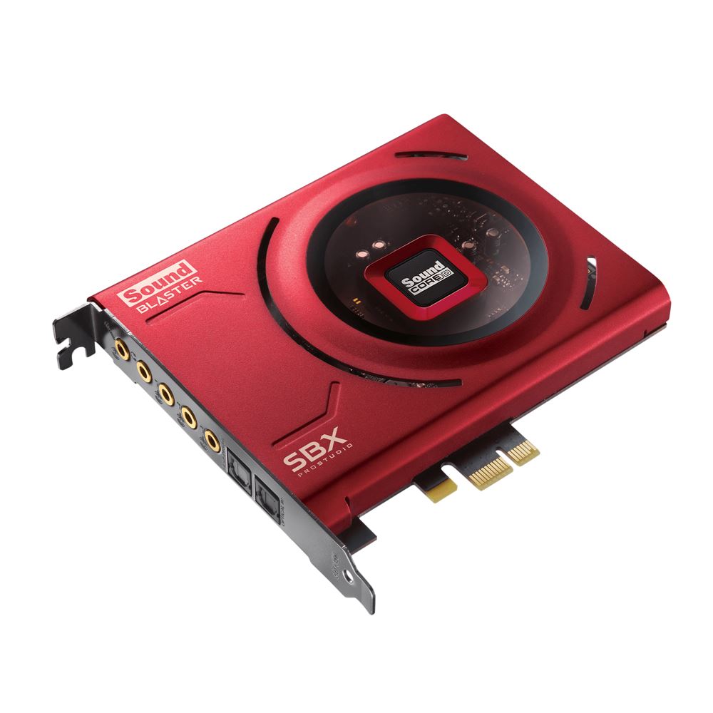 Tarjeta de sonido Creative Sound Blaster Z SE PCIe, rojo - SB1500