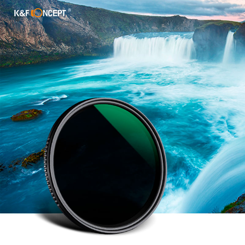 Imagen 2 del producto Filtro ND Variable K&F Concept ND8-ND2000 72mm, Super Slim 3 a 11 Stops
