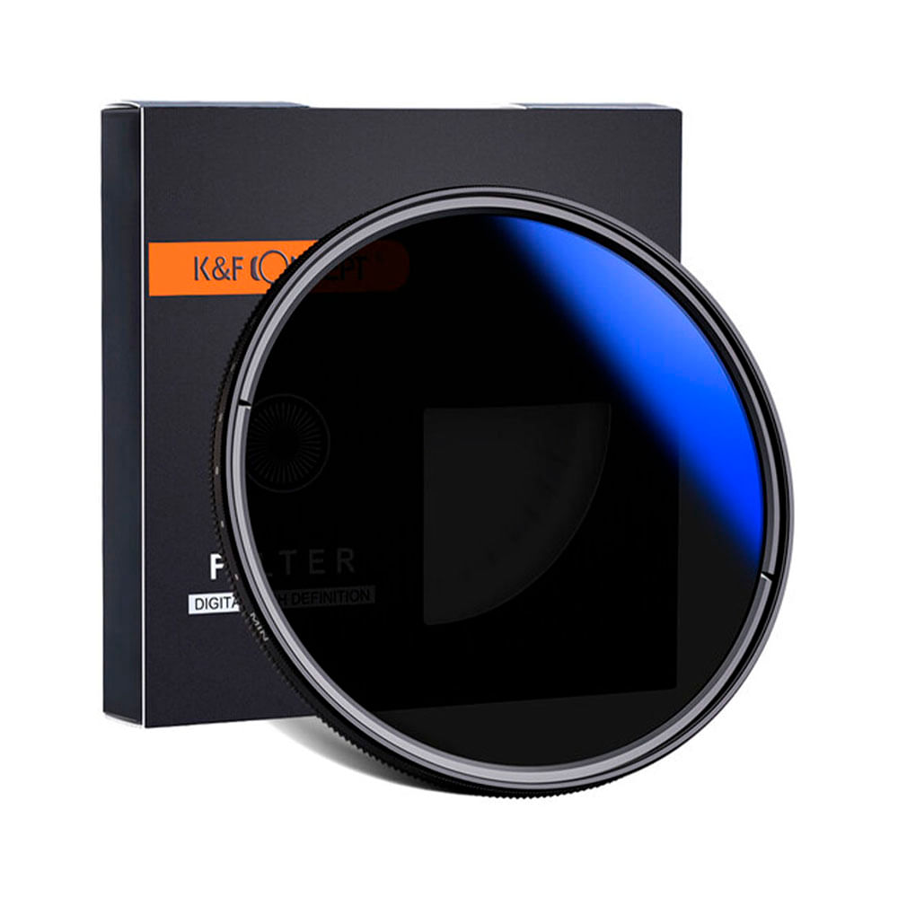 Filtro ND Variable K&F Concept ND2-400 72mm, Reducción de 1 a 8.6 Stops
