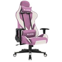 Silla Gamer Blazze Éxodo, reclinable 180°, con masajeador Lumbar, brazos 2D, lila