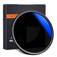 Filtro ND variable K&F Concept ND2-400 52mm con revestimiento azul, reducción de 1 a 8.6 Stops