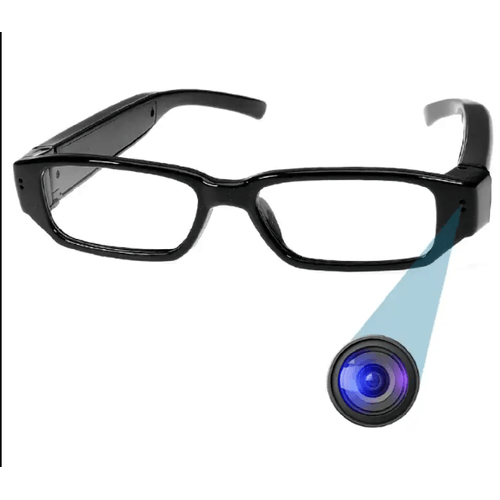 Lentes cámara espía, micrófono, inalámbrica, negro